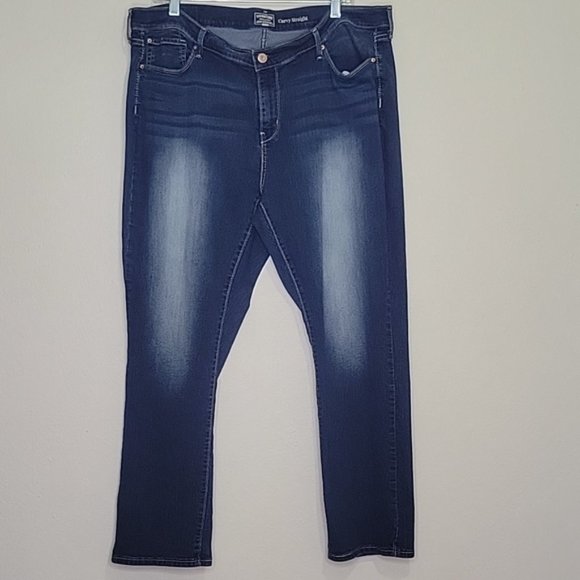 Levi Strauss Signature GOLD Curvy Straight Leg Jeans Size 24 Short - Picture 9 of 9